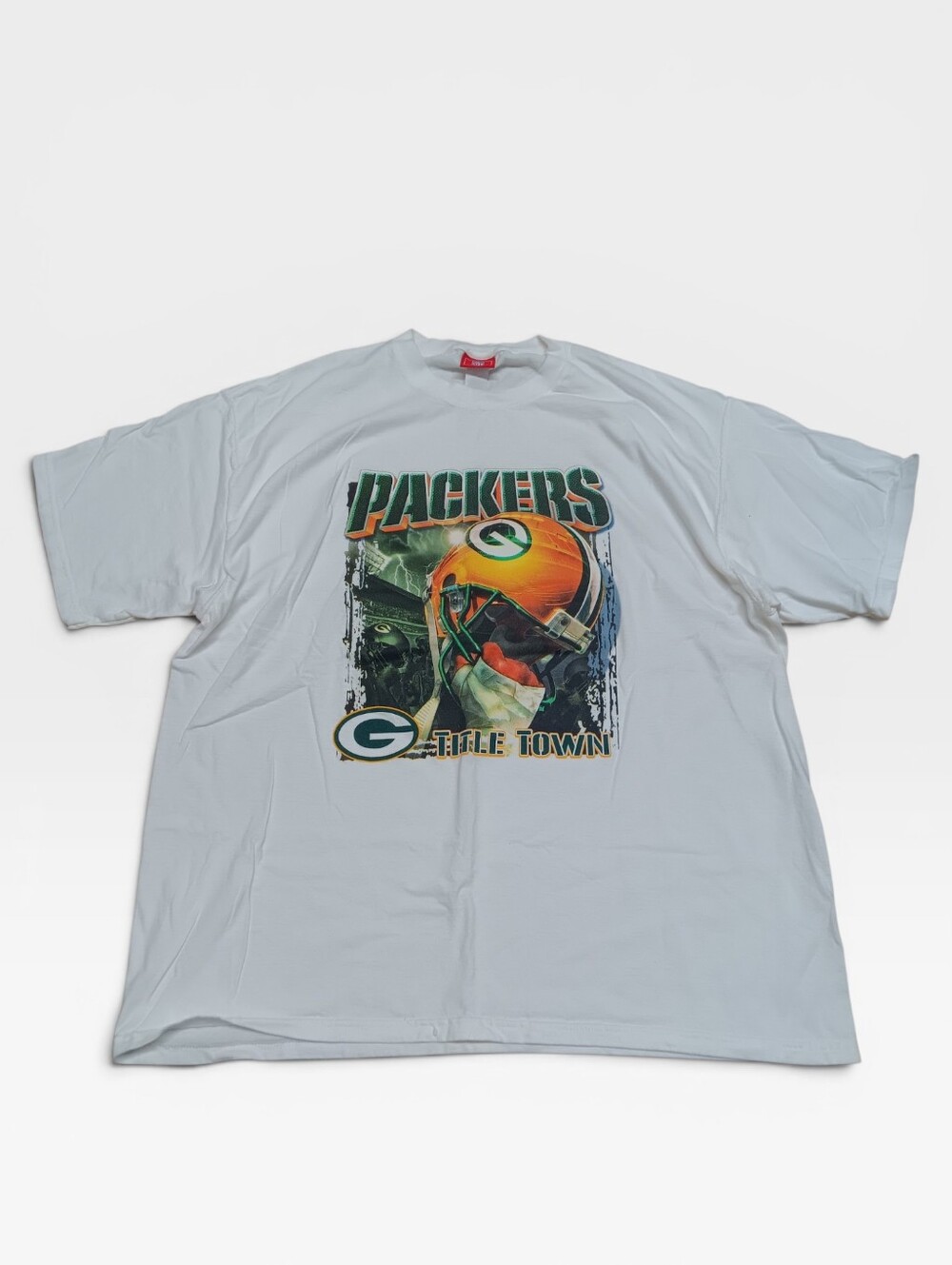 Y2k Green Bay Packers Graphic Tee - XL